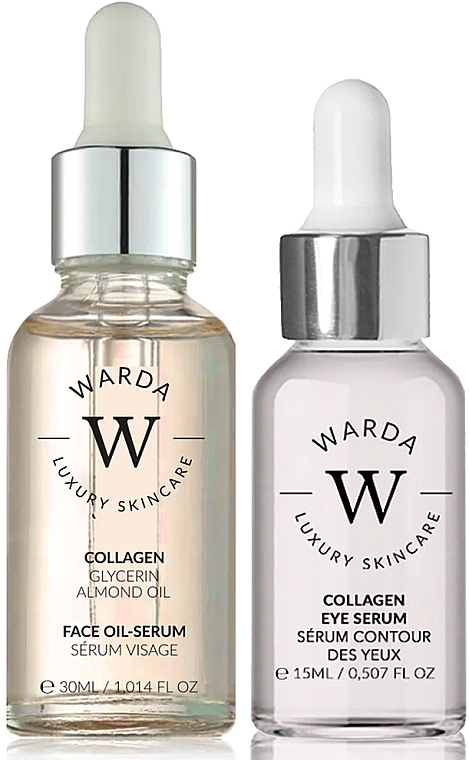 Набір - Warda Skin Lifter Boost Collagen (oil/serum/30ml + eye/serum/15ml) — фото N1