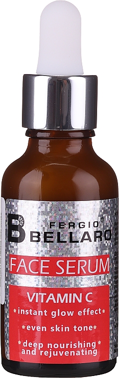 Сироватка для обличчя з вітаміном С - Fergio Bellaro Face Serum Vitamin C — фото N1