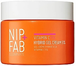 Парфумерія, косметика Гель-крем для обличчя з вітаміном С 5% - NIP+FAB Vitamin C Fix Hybrid Gel Cream 5%