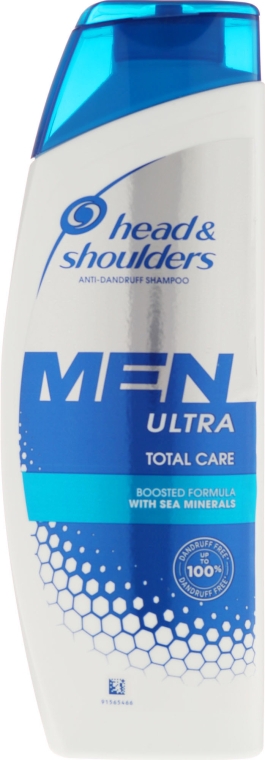 Шампунь для чоловіків проти лупи - Head & Shoulders Men Ultra Total Care With Sea Minerals Shampoo — фото N1