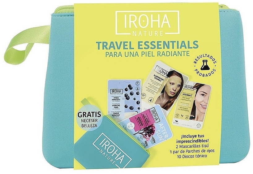 Набор, 5 продуктов - Iroha Nature Travel Essentials Case — фото N1