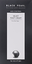 Оксамитовий крем для ніг - Sea Of Spa Black Pearl Age Control Velvet Foot Cream * — фото N7
