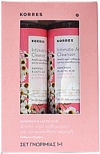 Парфумерія, косметика Набір - Korres Intimate Area Cleanser (gel/2x250ml)