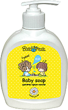 Парфумерія, косметика Дитяче рідке мило "Ніжний догляд" з Д-пантенолом та олією мигдалю - Biolinelab Baby Soap D-pantenol