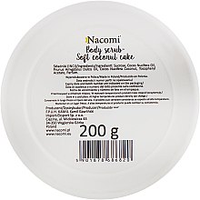 Органический скраб для тела с кокосом - Nacomi Body Scrub — фото N3