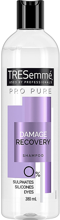 Шампунь для волосся, зволожувальний - Tresemme Pro Pure Repair Damage Recovery 0% — фото N1