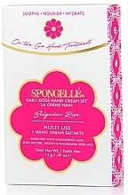 Набор - Spongelle Bulgarian Rose Hand Cream Set — фото N1