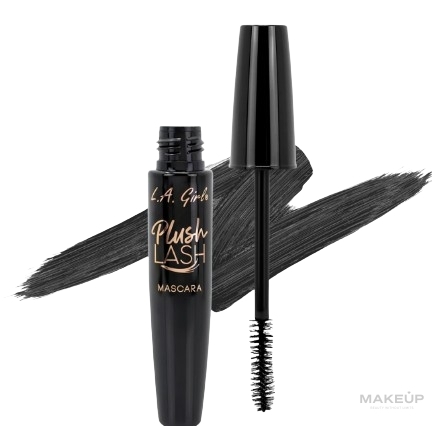 Туш для вій - L.A. Girl Mascara Plush Lash — фото GMS658 - Velvety Black