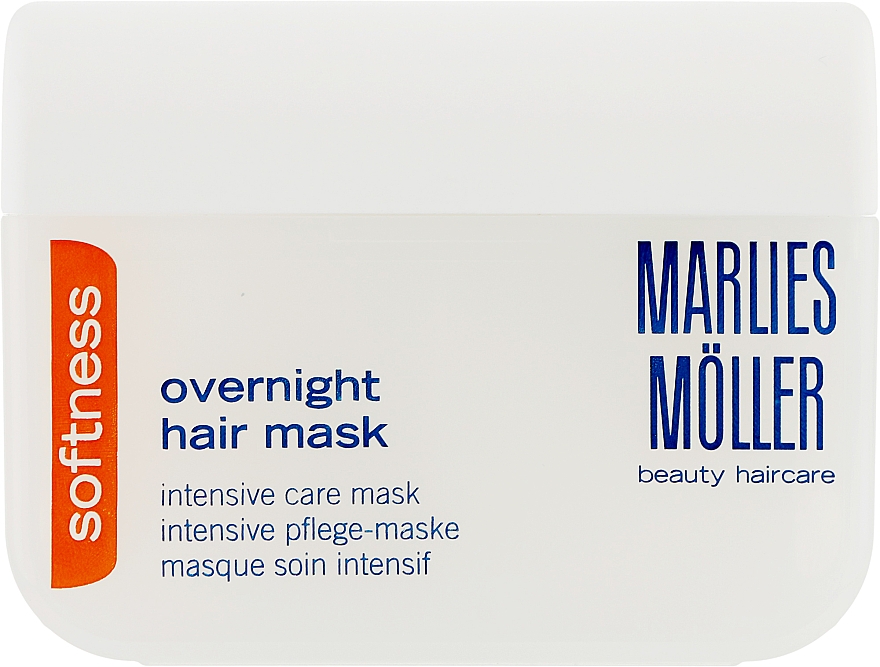Інтенсивна нічна маска для гладкості волосся - Marlies Moller Softness Overnight Hair Mask (тестер) — фото N1