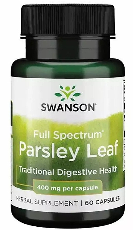 Харчова добавка "Лист папаї", 400 мг - Swanson Full Spectrum Papaya Leaf — фото N2