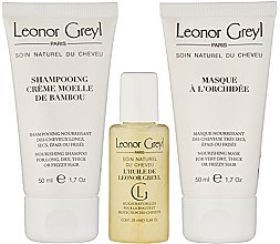 Парфумерія, косметика Дорожній набір для волосся - Leonor Greyl Travel Kit (shm/50ml + oil/25ml + mask/50ml)