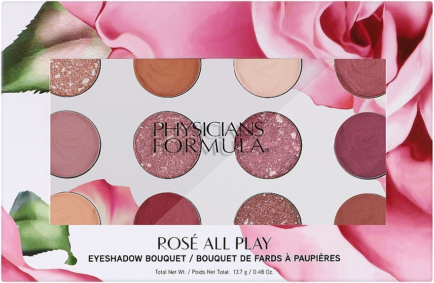 Палетка тіней для повік - Physicians Formula Rosé All Play Eyeshadow Bouquet — фото N2