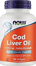 Парфумерія, косметика Натуральна добавка, 1000 мг - Now Foods Cod Liver Oil