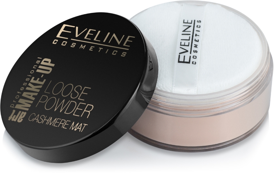 Матирующая рассыпчатая пудра - Eveline Cosmetics Loose Powder Cashmere Mat — фото N2