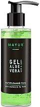 Натуральний гель для волосся й тіла "Алое вера" - Mayur Hair And Body Aloe Vera Gel — фото N2