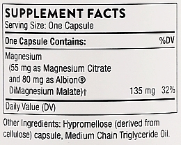 Диетическая добавка "Цитрамат магния", капсулы - Thorne Research Magnesium Citramate — фото N3