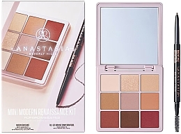 Набор - Anastasia Beverly Hills Mini Modern Renaissance Brow Wiz Kit Medium Brown (eye/shadow/7.5g + brow/penc/0.08g) — фото N1