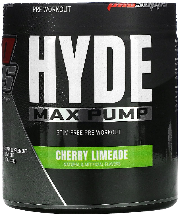 Предтренировочный комплекс - Pro Supps Hyde Max Pump Cherry Limeade — фото N1