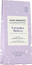 Парфумерія, косметика СПА-догляд для нігтів і шкіри рук "Лаванда" - Voesh Mani Moments Diy At-Home Spa Manicure Kit Lavander Relieve