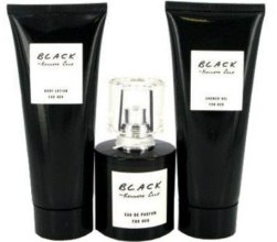 Духи, Парфюмерия, косметика Kenneth Cole Black for her - Набор (edp/50ml + b/l/100ml + sh/g/100ml)