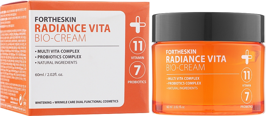 Крем с витаминами для лица - Fortheskin Bio Radiance Vita Cream — фото N2