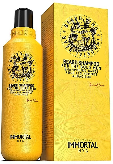 Шампунь для бороды - Immortal NYC Bear Beard Shampoo — фото N1