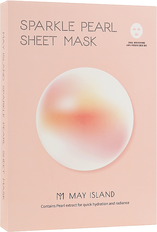 Тканинна маска для сяйва шкіри, з перлами - Sparkle Pearl Sheet Mask — фото N3