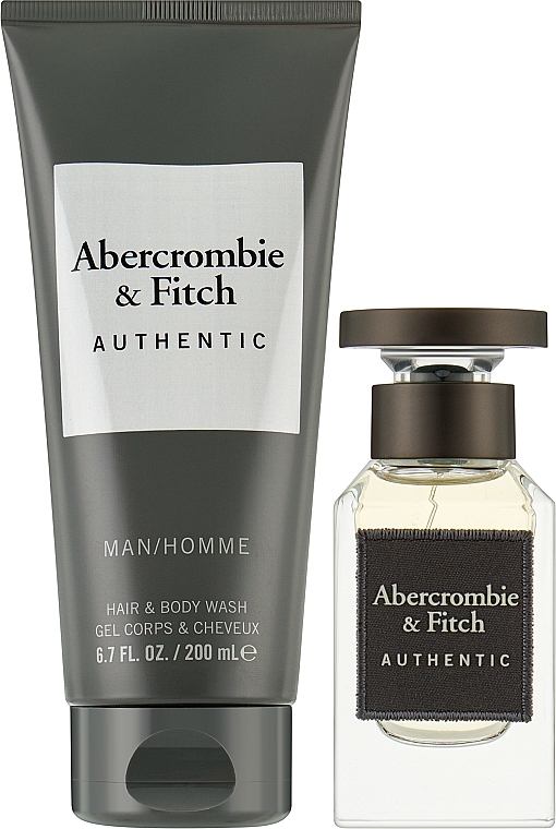 Abercrombie & Fitch Authentic Men - Набір (edt/50ml + sh/gel/200ml) — фото N2