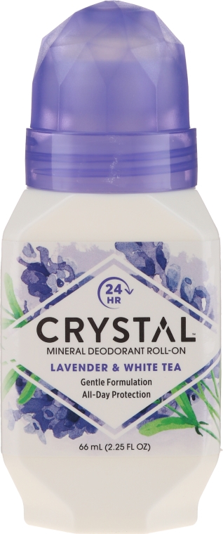 Роликовий дезодорант з ароматом Лаванди і Білого чаю - Crystal Essence Deodorant Roll-On