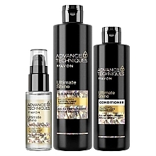 Парфумерія, косметика Набір - Avon Advance Techniques Ultimate Shine (shmp/400ml + h/cond/250ml + h/ser/30ml)