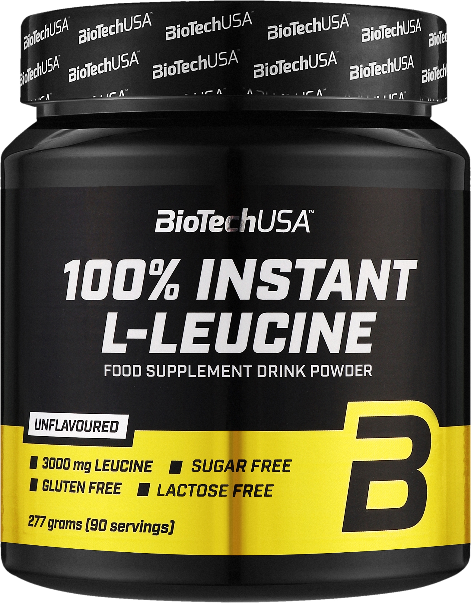 Амінокислота "L-лейцин" - BioTechUSA 100% Instant L-leucine Drink Powder — фото 277g