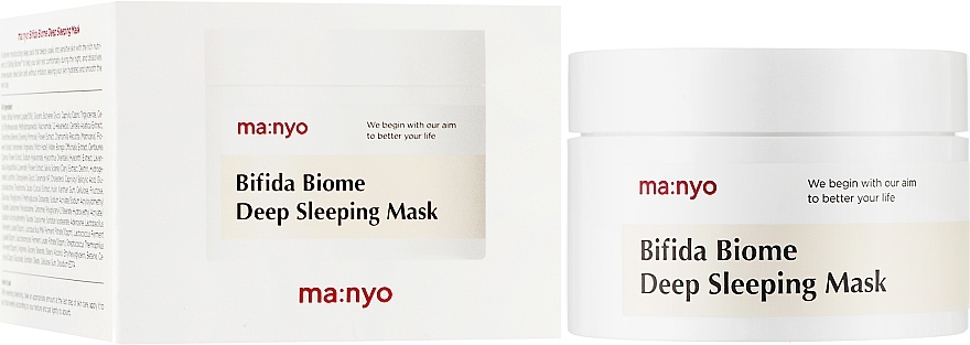 Нічна маска з пробіотиками та PHA-кислотою - Manyo Bifida Biome Deep Sleeping Mask — фото N2