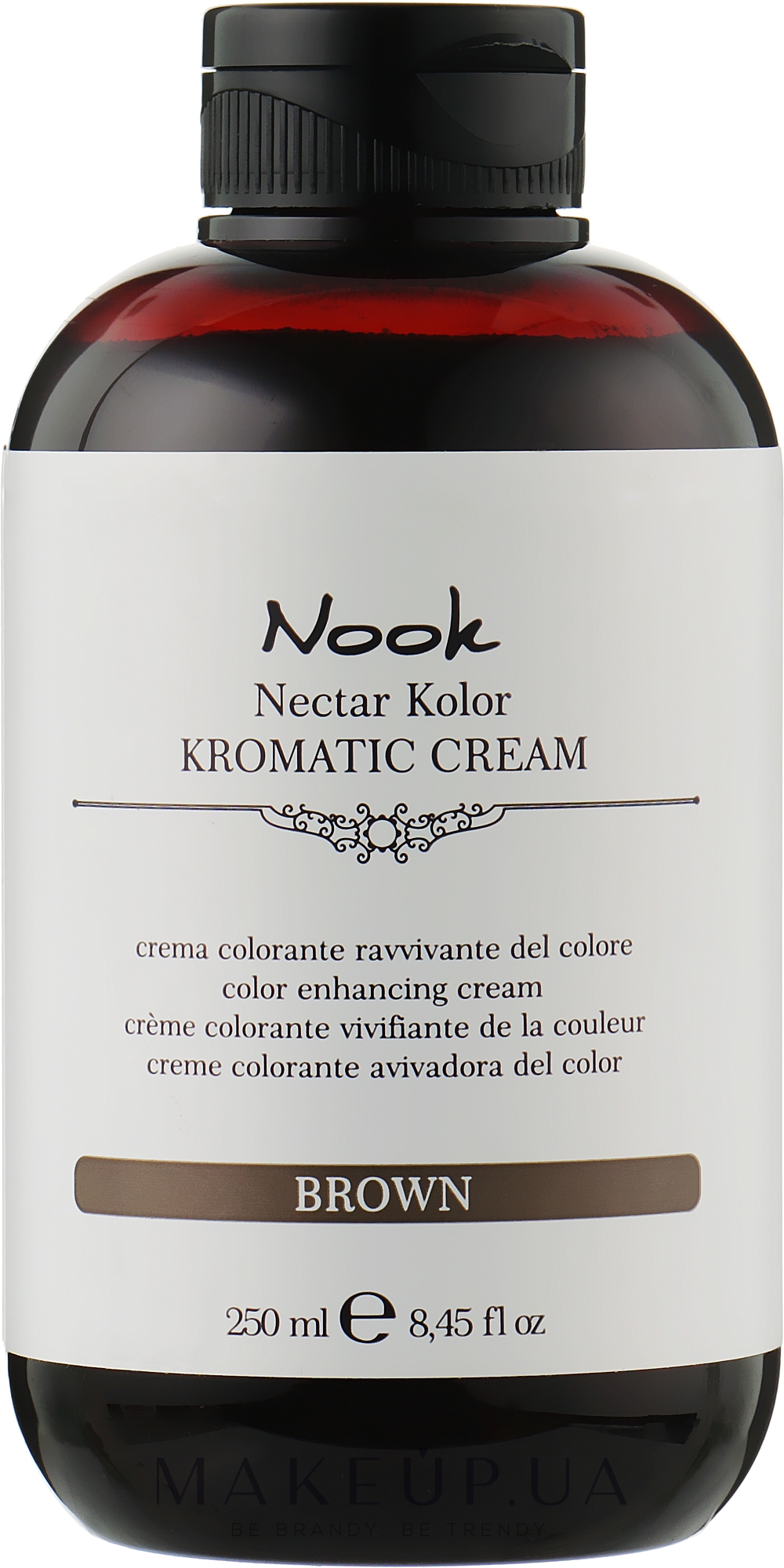 Тонуючий крем-бальзам з лікуючим ефектом - Maxima Kromatic Color Enhancing Cream — фото Коричневый