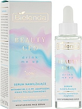 Зволожувальна сироватка для обличчя - Bielenda Beauty CEO Drink Me Up Serum — фото N2