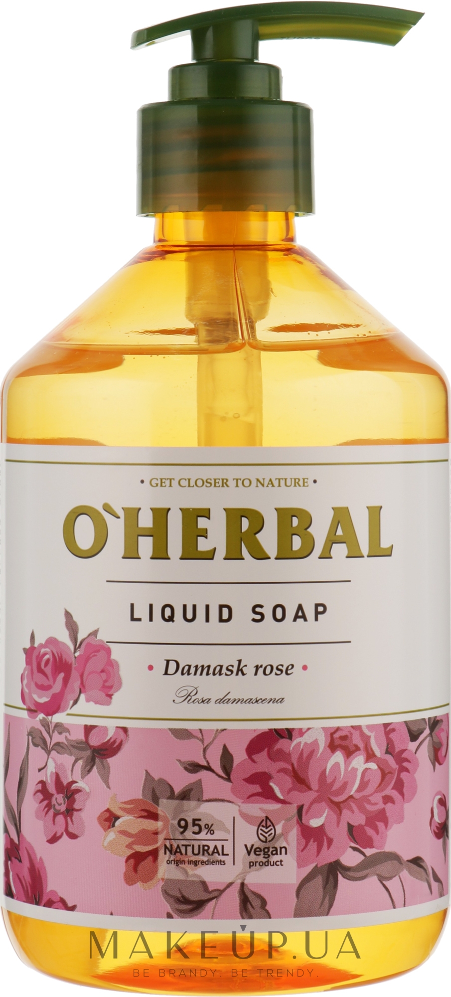 Жидкое мыло с экстрактом дамасской розы - O’Herbal Damask Rose Liquid Soap — фото 500ml