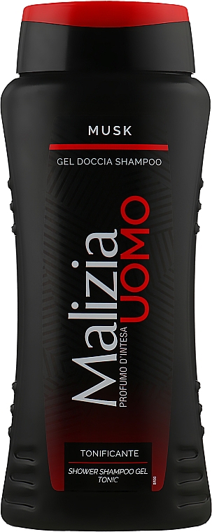 Гель-шампунь для душу чоловічий - Malizia Uomo Musk Shower Shampoo Gel — фото N1