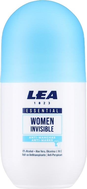 Кульковий дезодорант - Lea Women Essential Invisible Deodorant Roll-On — фото N1