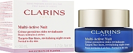 Ночной крем для нормальной и сухой кожи - Clarins Clarins Multi-Active Night Cream — фото N2