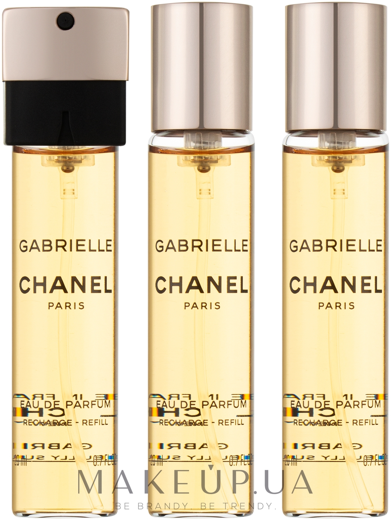 Chanel Gabrielle Purse Spray - Парфюмированная вода (сменный блок) — фото 3x20ml
