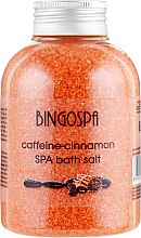 Соль для ванн антицеллюлит с экстрактом корицы и кофеина - BingoSpa — фото N2