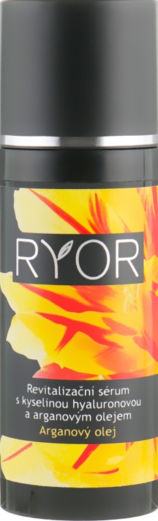 Восстанавливающая сыворотка с гиалуроновой кислотой и аргановым маслом - Ryor Revitalizing Serum With Hyaluronic Acid And Argan Oil — фото N2