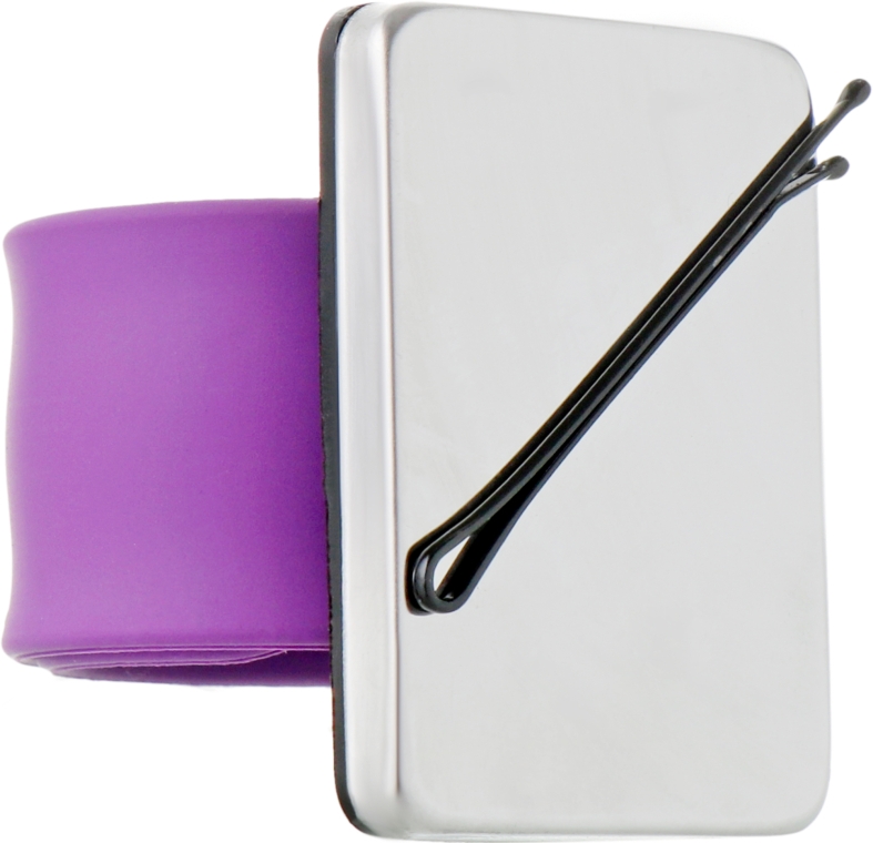 Магнитный браслет на руку для шпилек и невидимок, 21129, фиолетовый - SPL — фото N2