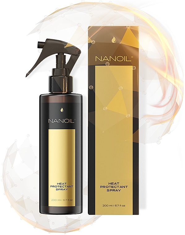 Термозащитный спрей для волос - Nanoil Heat Protectant Spray — фото N3