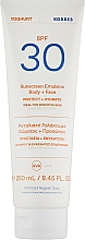 Сонцезахисна емульсія для обличчя й тіла SPF30 - Korres Yogurt Sunscreen Emultion — фото N1