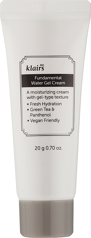 Антиоксидантний гель для обличчя - Klairs Fundamental Watery Gel Cream (міні) — фото N1