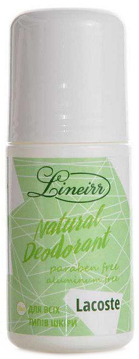 Дезодорант-антиперспірант для тіла - Lineirr Natural Deodorant Lacoste — фото N1