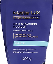 Освітлювальна пудра - Master LUX Professional White Hair Bleaching Powder — фото N3