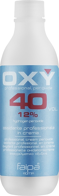 Окисник 12% - Faipa Three Colore Hydrogen Peroxyde — фото N3