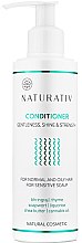 Кондиционер для волос "Блеск и Укрепление" - Naturativ Getleness Shine&Strength Conditioner — фото N2
