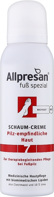Крем-пена защитная для стоп - Allpresan Foot Special 7 Schaum-Creme — фото N1